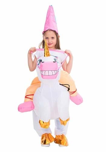 Kids Inflatable Unicorn Ride-On Costume | Kid's Inflatable Costumes