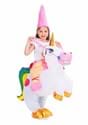 Inflatable Kids Unicorn Ride On Costume Alt 3