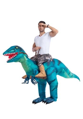 Adult Inflatable Raptor Ride-On Costume | Adult Costumes