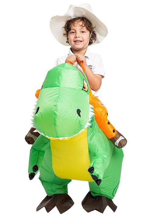 Child Inflatable T-Rex Ride-On Costume | Dinosaur Costumes