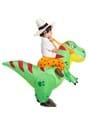 Inflatable Kids T Rex Ride On Costume Alt 4
