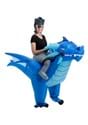 Inflatable Adult Blue Dragon Ride On Costume Alt 3