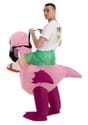 Inflatable Adult Flamingo Ride On Costume Alt 1