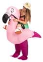 Inflatable Adult Flamingo Ride On Costume Alt 4