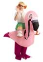 Inflatable Kids Flamingo Ride On Costume Alt 1