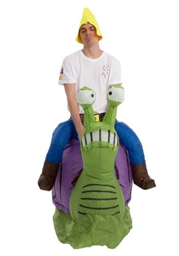 Adult Inflatable Grumpy Snail Ride-On Costume