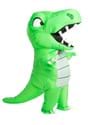 Inflatable Adult Green Dino Costume Alt 2