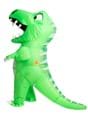 Inflatable Child Green Dino Costume Alt 1