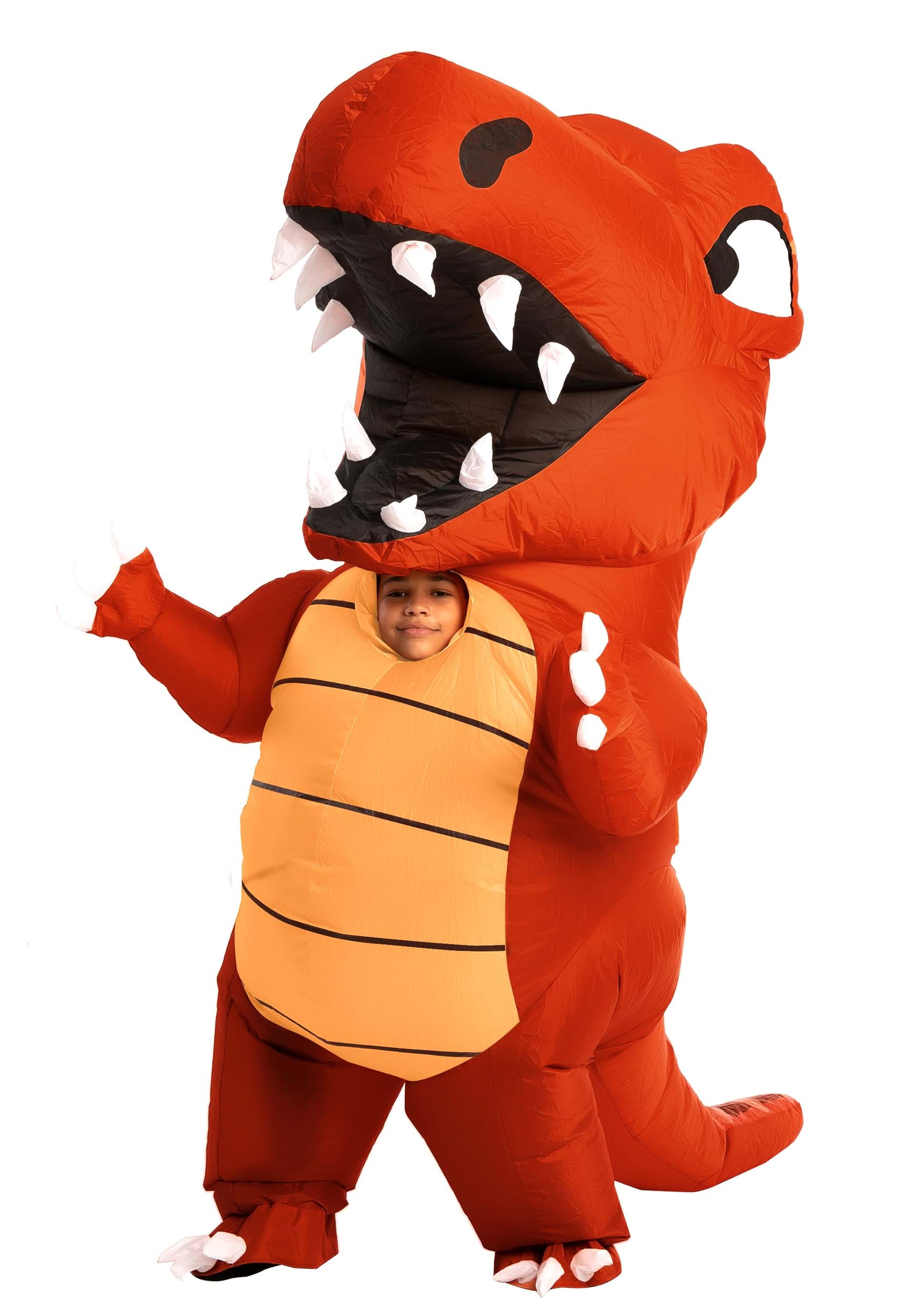 Kids Inflatable Red Dino Costume