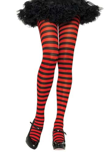 Leg Avenue Skull Striped Tights In Stock At UK Tights