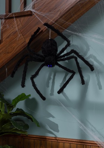 Floating Dropping Black Spider Prop | Spider Decorations