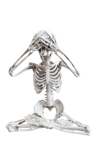 7" Skeleton Yoga See No Evil
