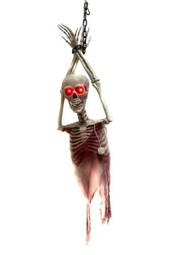 29" Light Up Hanging Skeleton Torso