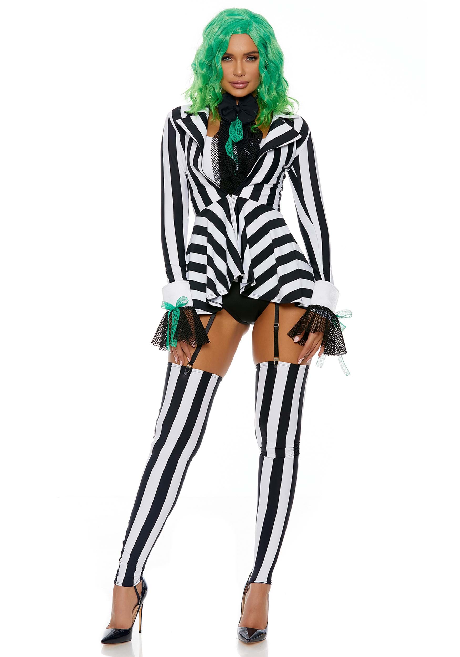 Large Rubie's 884865 Official Beetlejuice Costume Women's