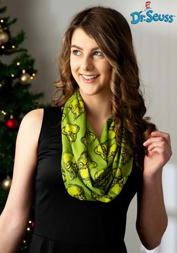Dr. Seuss The Grinch Jersey Scarf