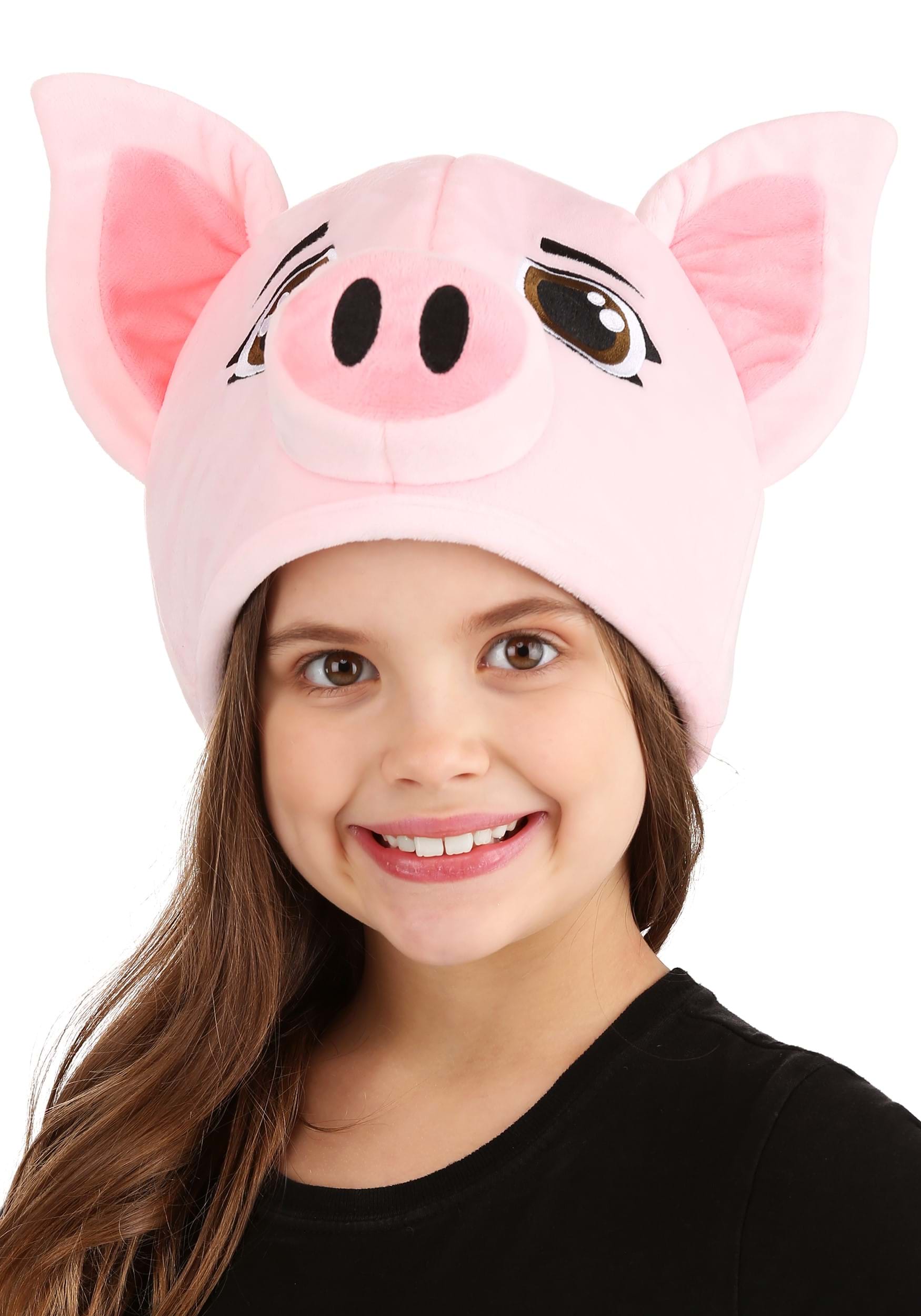 Sombrero de felpa de un cerdo Multicolor