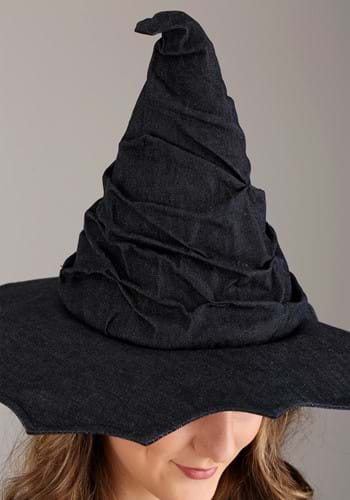 Black Witch Scrunchie Costume Hat | Witch Hats