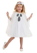 Girls Toddler Ghost Costume Dress Alt 2