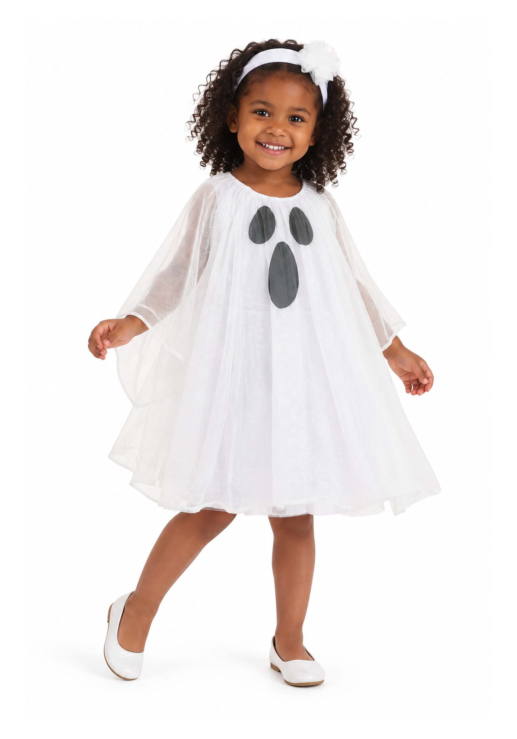 Girl's Toddler Ghost Dress Costume