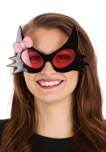 Black and Pink Kitty Glasses | Costume Accessories