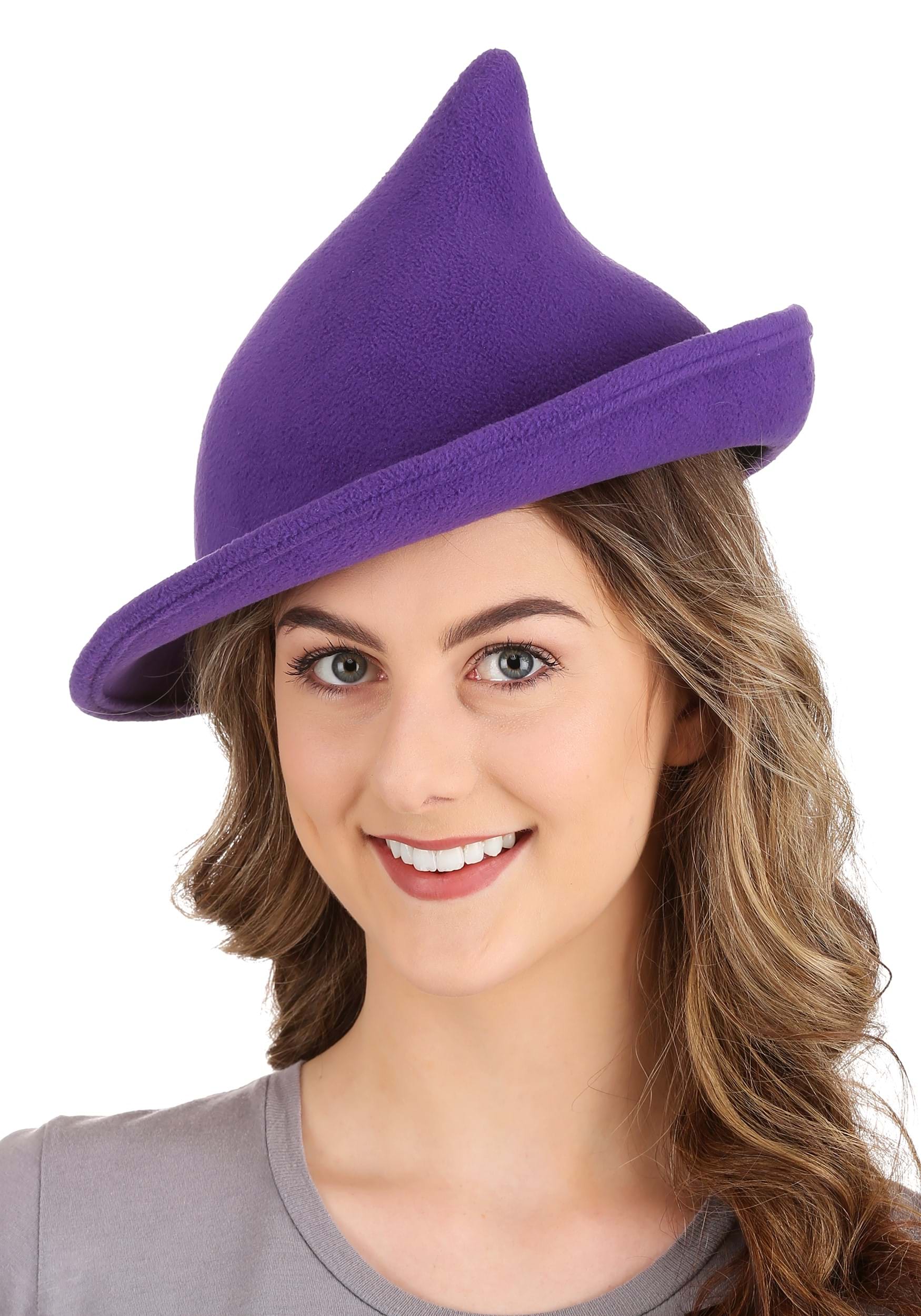 Modern Purple Witch Costume Hat