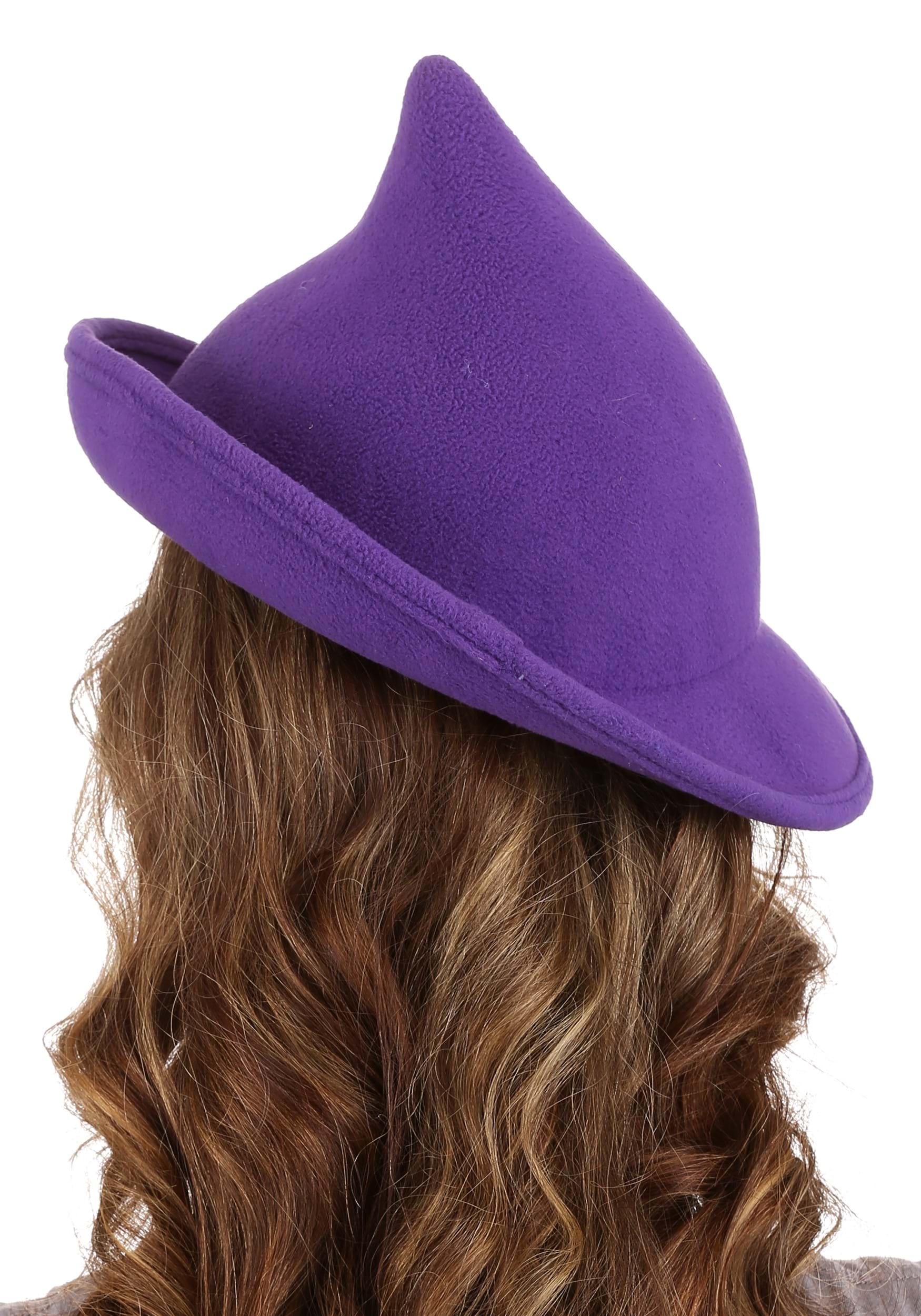 Modern Purple Witch Costume Hat