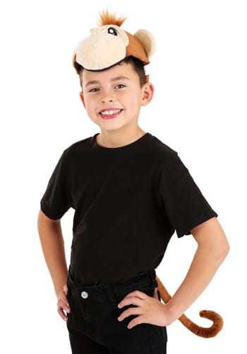 Monkey Plush Headband Tail Kit