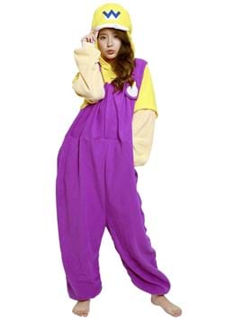 Super Mario Brothers Adult Wario Kigurumi Costume