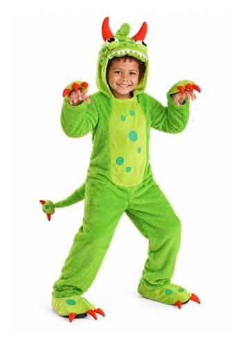 Child Spotted Green Monster Costume Main 1