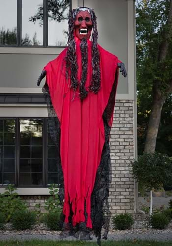 10 FT Light Up Hanging Skull Reaper Decoration UPD