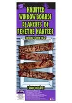 Haunted Bloody Wooden Window Boards With Words Alt 2