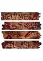 Haunted Bloody Wooden Window Boards With Words Alt 1