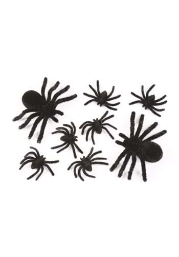 Set of Fuzzy Black Spiders