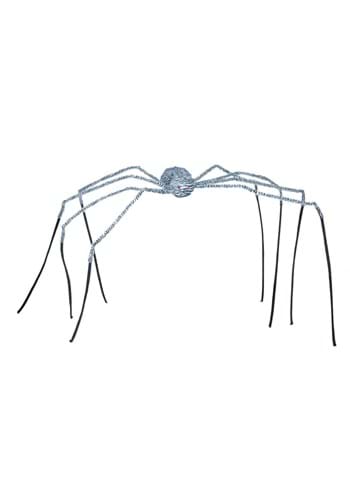 90" Gray Fuzzy Spider Prop