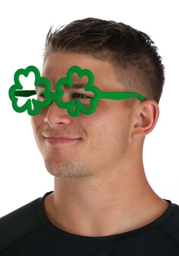 Green Shamrock Glasses