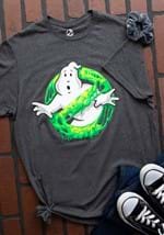 Adult Ghostbusters Logo Slimy Glow in the Dark Shirt Alt 1