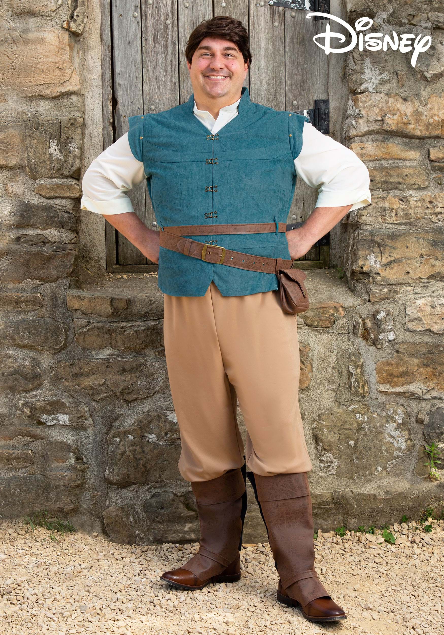 Disfraz de Flynn Rider para hombres de talla grande de Disney's Tangled Multicolor