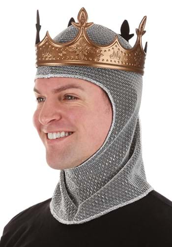 King Arthur Costume Accessory Crown & Hood | Historical Accessories
