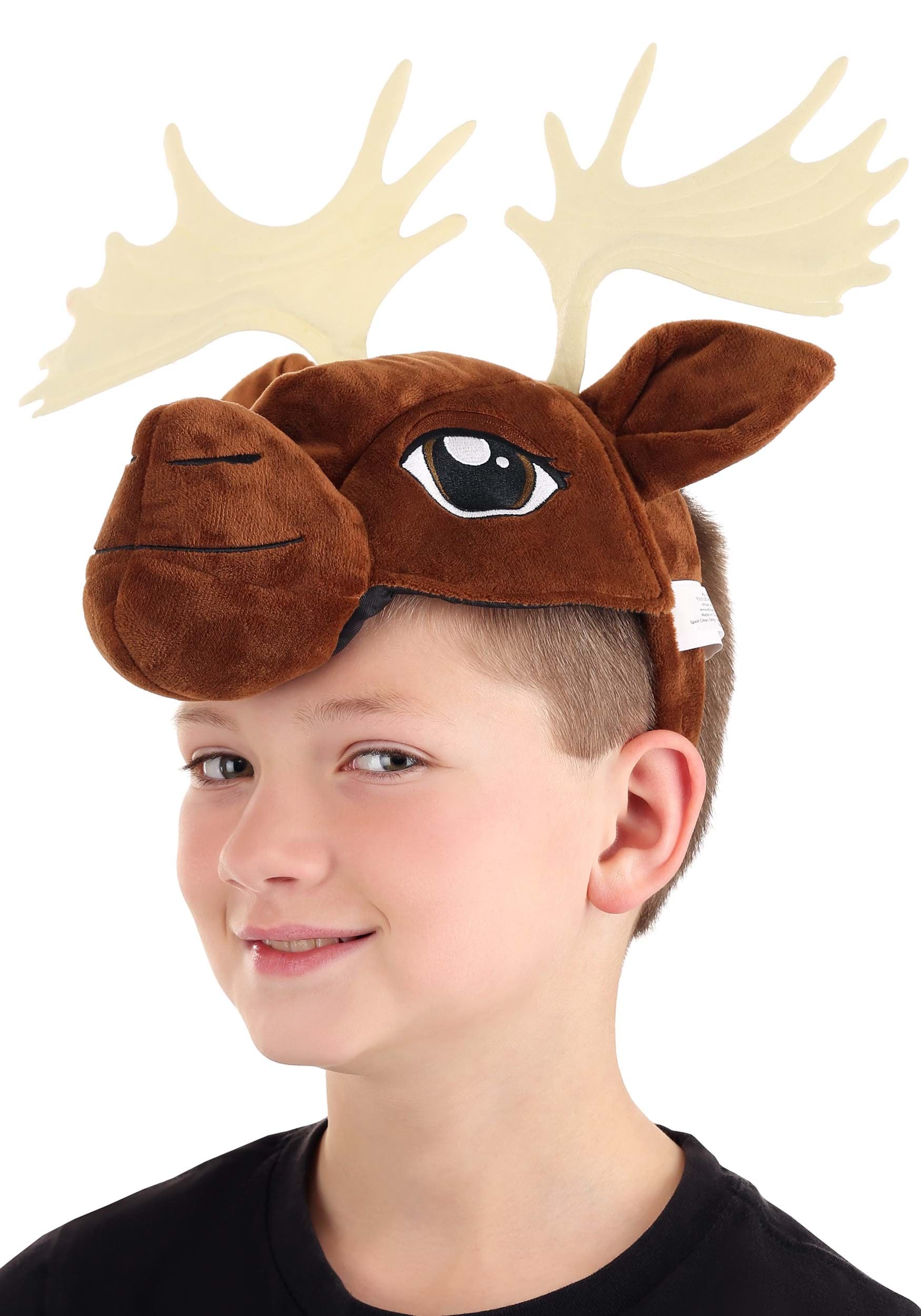 Plush Headband: Moose Costume