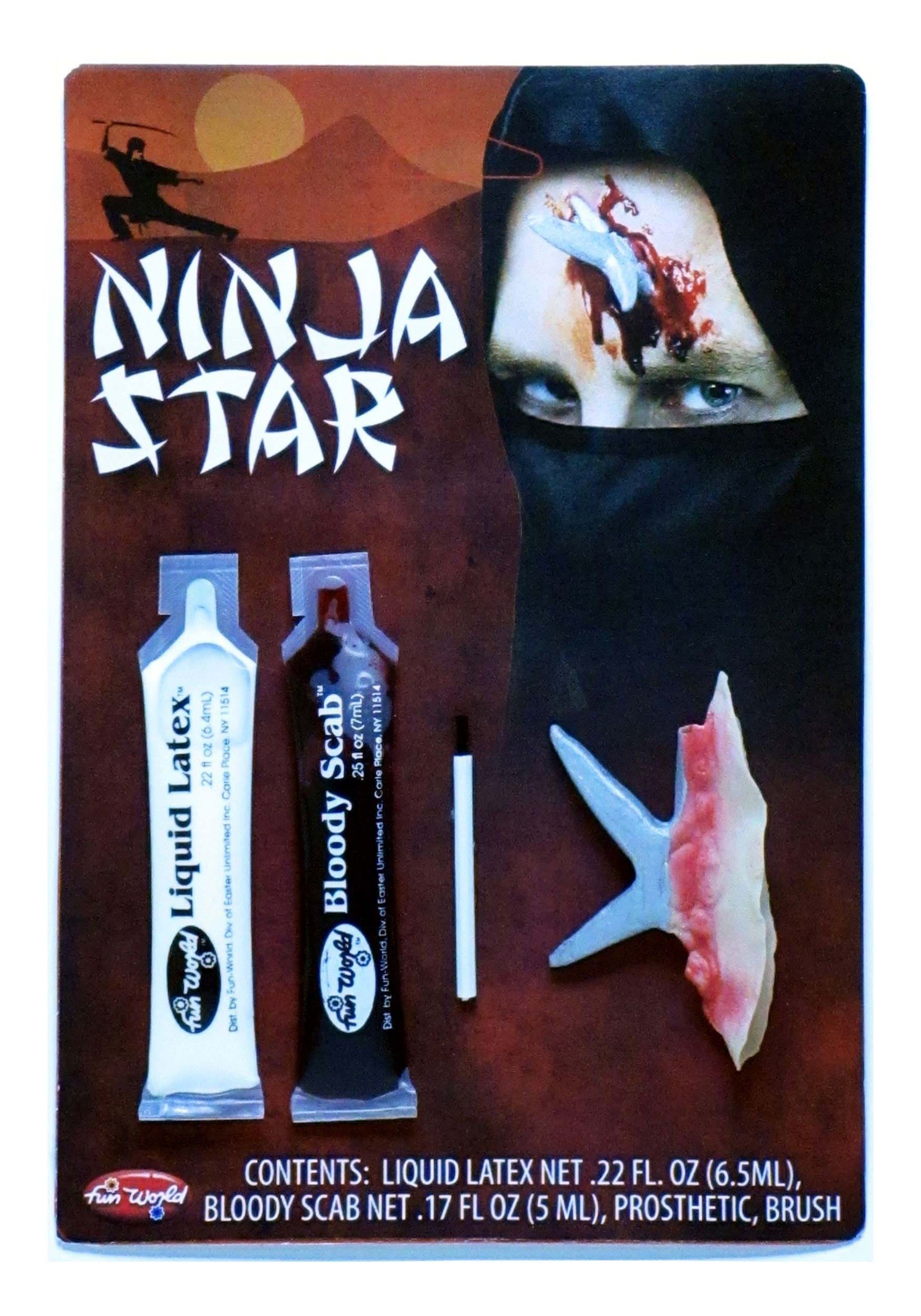 Ninja Star Víctima Kit de heridas protésicas Multicolor