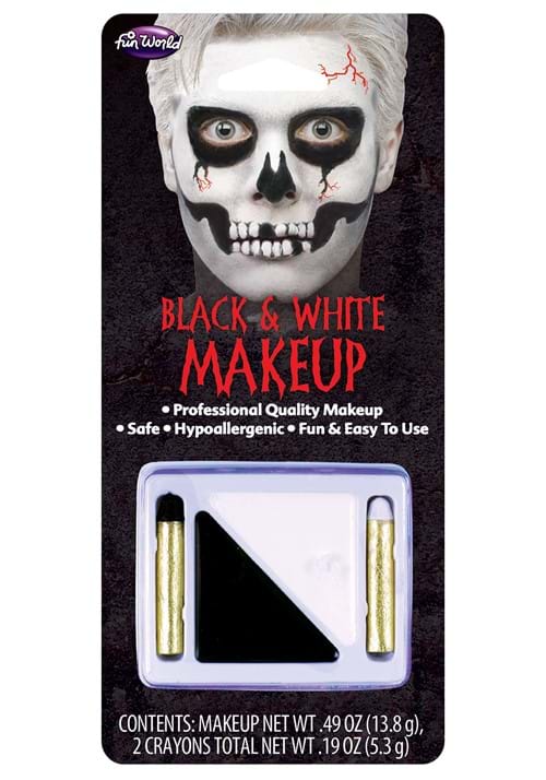 Black and White Crayons Makeup Kit