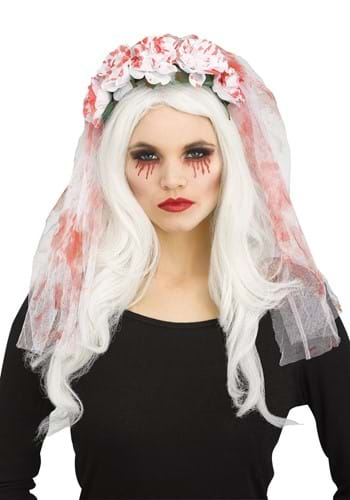 Bloody White Bridal Veil