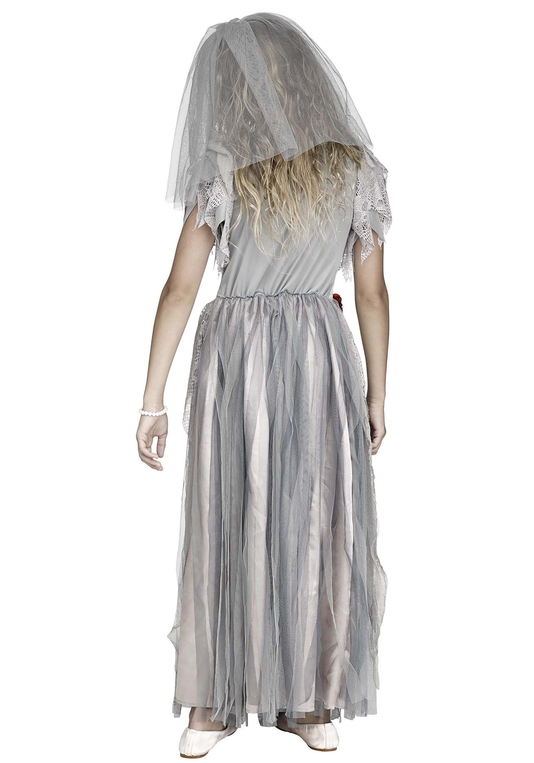 Disfraz de novia zombie para niñas Multicolor – Yaxa Store