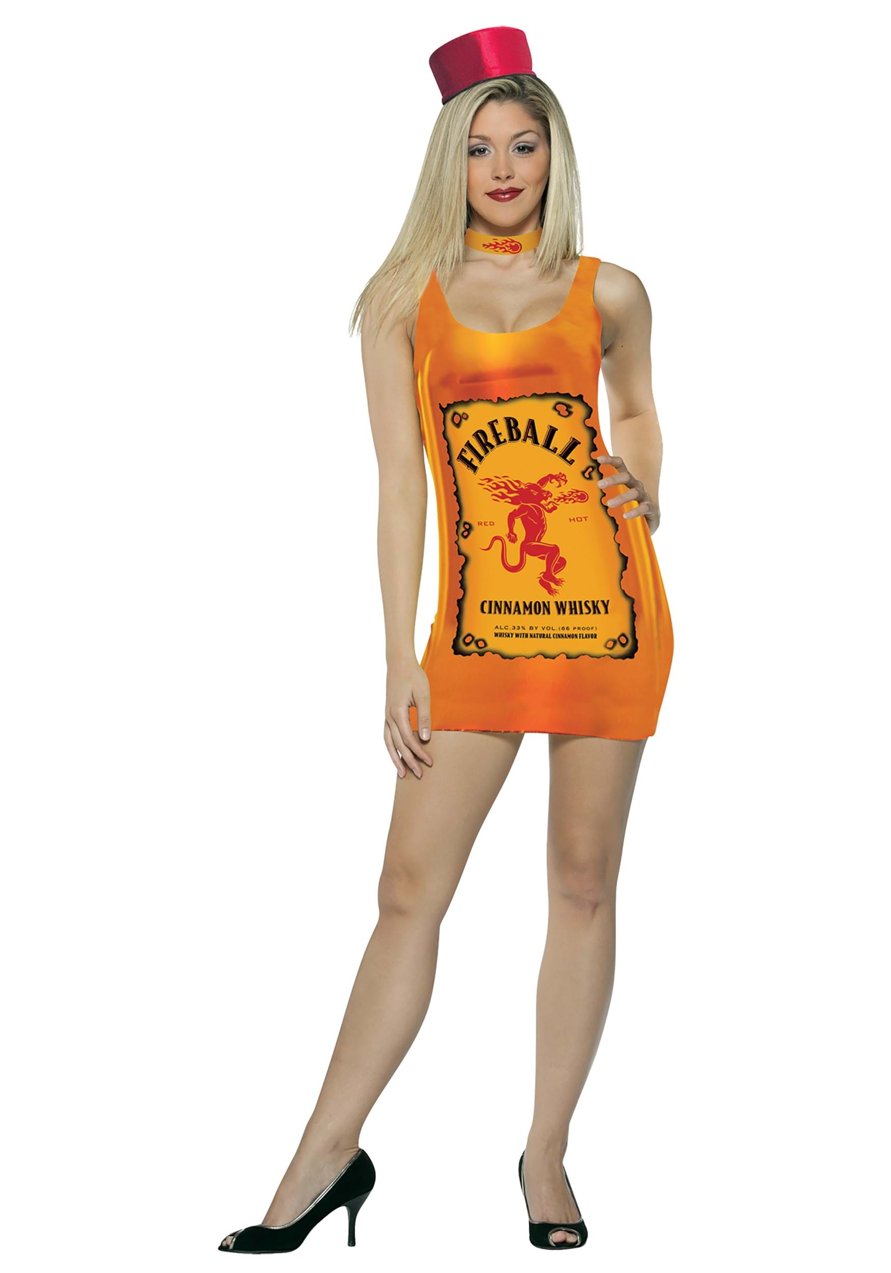 Photos - Fancy Dress Morris Costumes Women's Fireball Tank Dress Black/Orange 