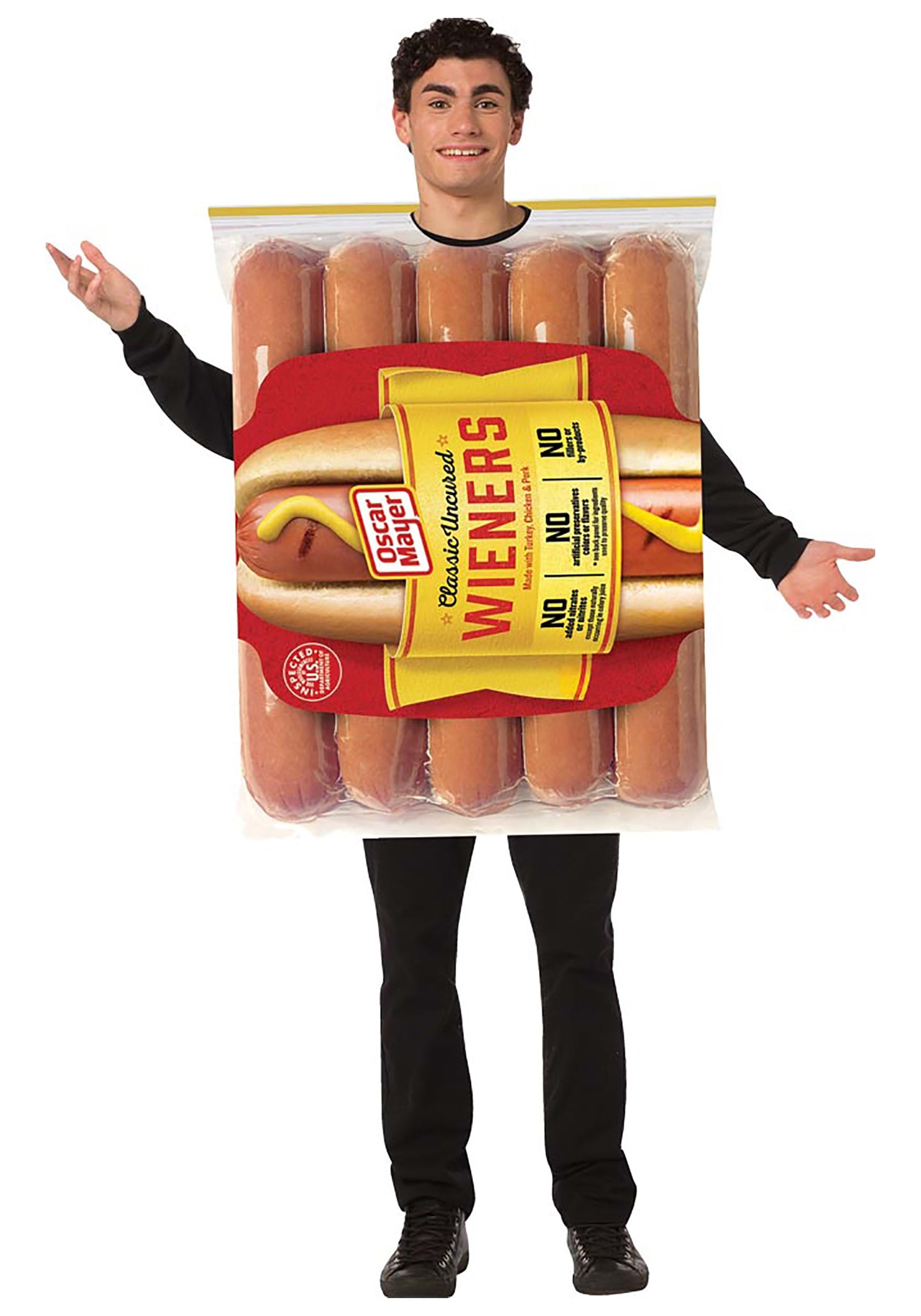 clergyman livestock reckless Adult Oscar Mayer Hot Dog Package Costume