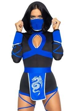 Sexy Blue Dragon Ninja Women's Plus Costume