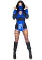 Sexy Blue Dragon Ninja Women's Plus Costume Alt 2