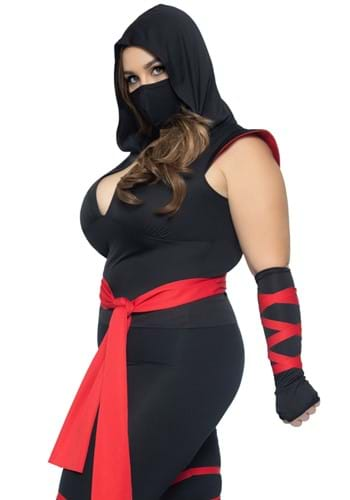 Plus Size Sexy Deadly Ninja Womens Costume 