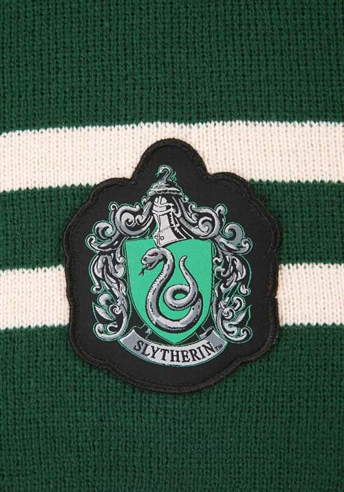 Deluxe Slytherin Knit Scarf from Harry Potter