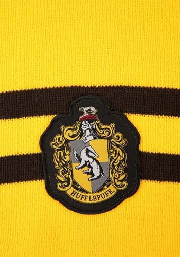 Deluxe Harry Potter Hufflepuff Knit Scarf | Harry Potter Accessories